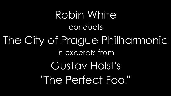 Robin White conducting the City of Prague Philharmonic